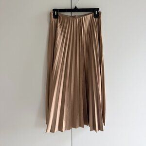 Zara Women's Pleated Midi Skirt